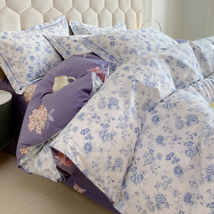 91家纺网 家纺一手货源 找家纺 （总）星期三家纺 2025年8月新款铂金全棉纯棉13372四件套