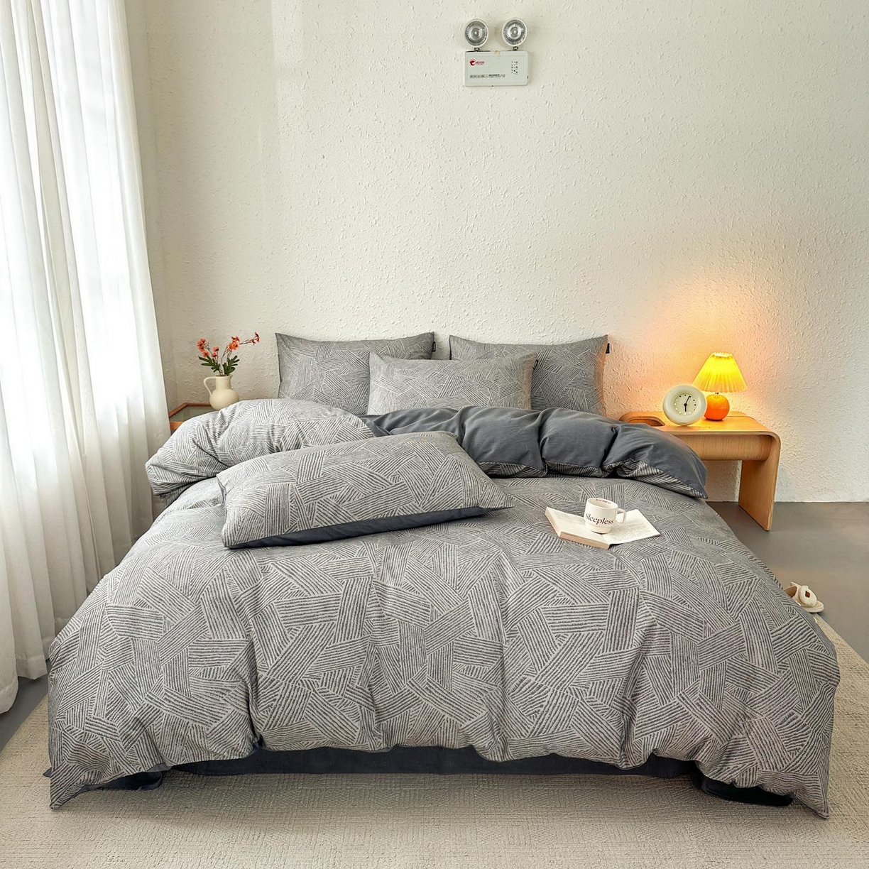 涵宸家纺 2025新款全棉简约款四件套 山林