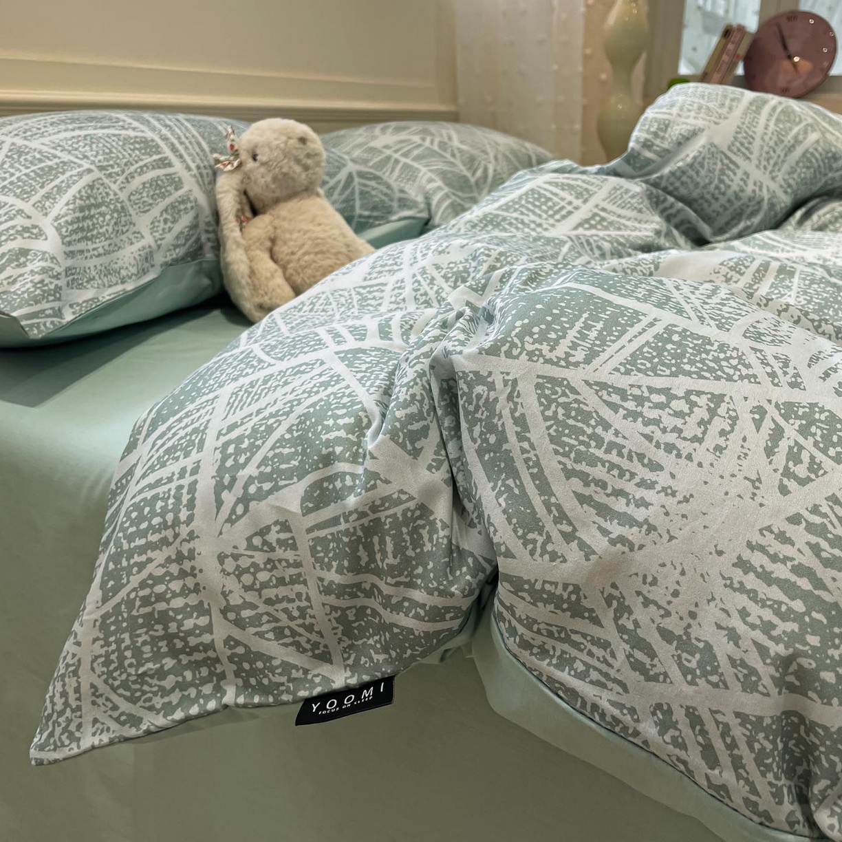 91家纺网 家纺一手货源 找家纺 涵宸家纺 2025新款全棉简约款四件套 未来矩阵