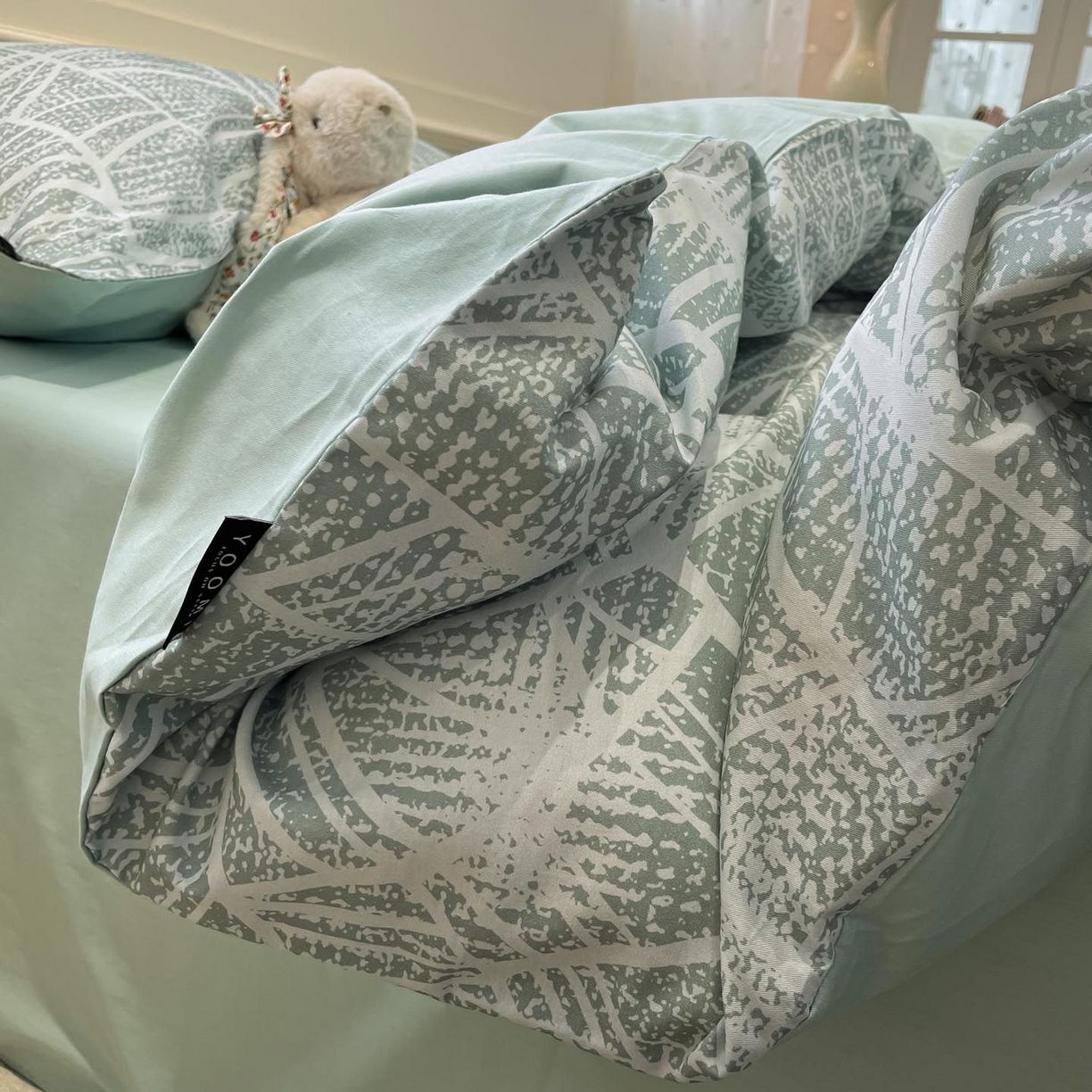 91家纺网 家纺一手货源 找家纺 涵宸家纺 2025新款全棉简约款四件套 未来矩阵