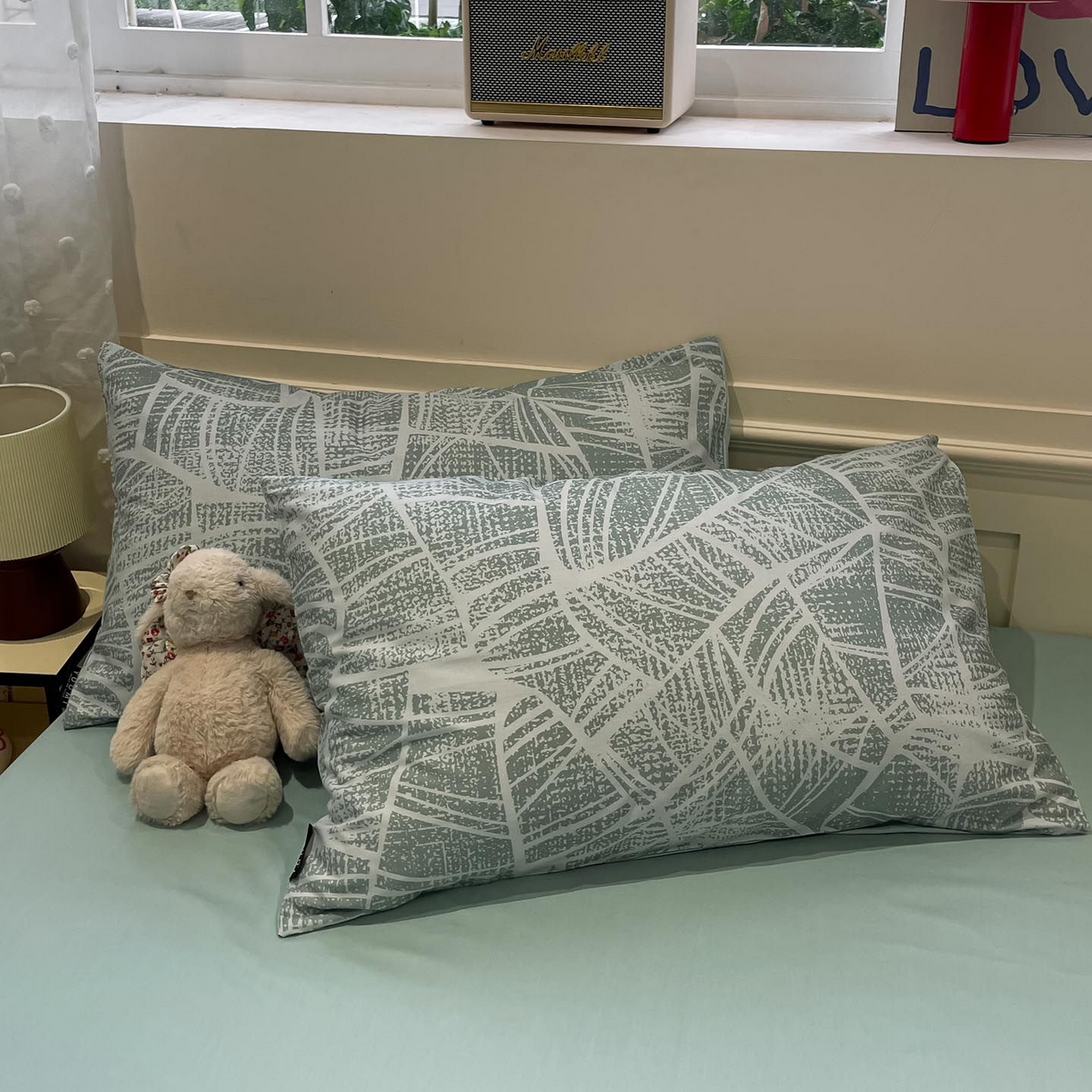 91家纺网 家纺一手货源 找家纺 涵宸家纺 2025新款全棉简约款四件套 未来矩阵