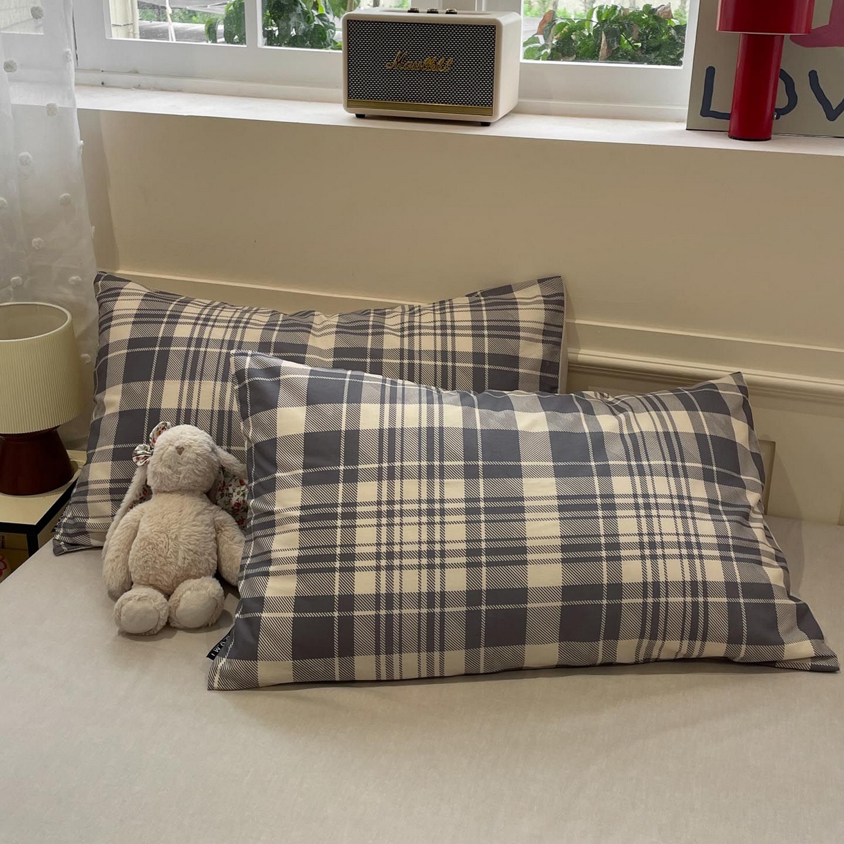 91家纺网 家纺一手货源 找家纺 涵宸家纺 2025新款全棉简约款四件套 未知维度