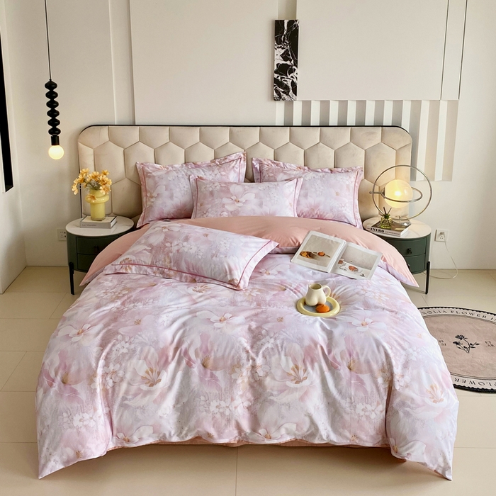 91家纺网 家纺一手货源 找家纺 （总）星期三家纺 2025年8月新款铂金全棉纯棉13372四件套