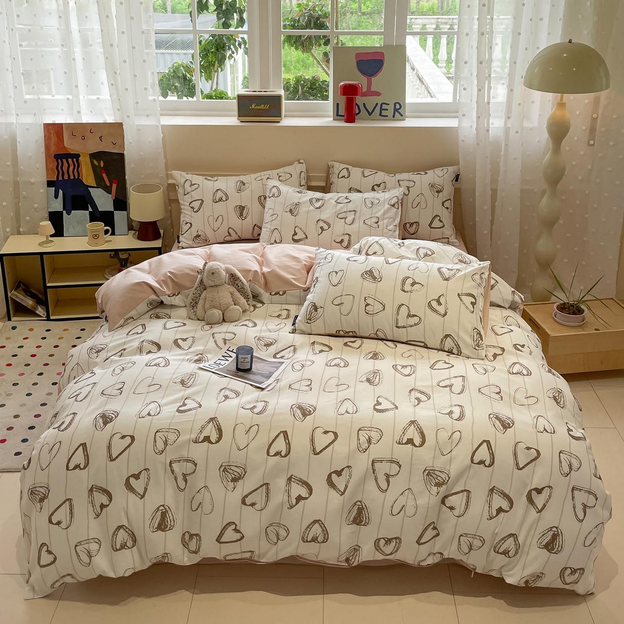 涵宸家纺 2025新款全棉简约款四件套 心怡