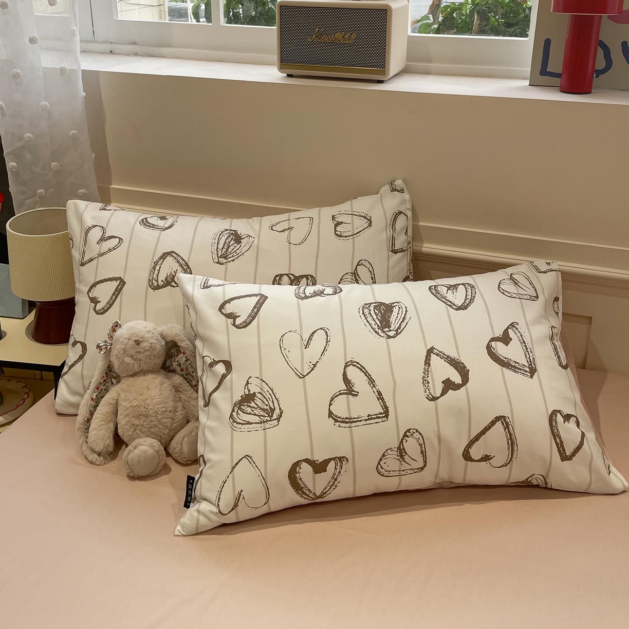 91家纺网 家纺一手货源 找家纺 涵宸家纺 2025新款全棉简约款四件套 心怡