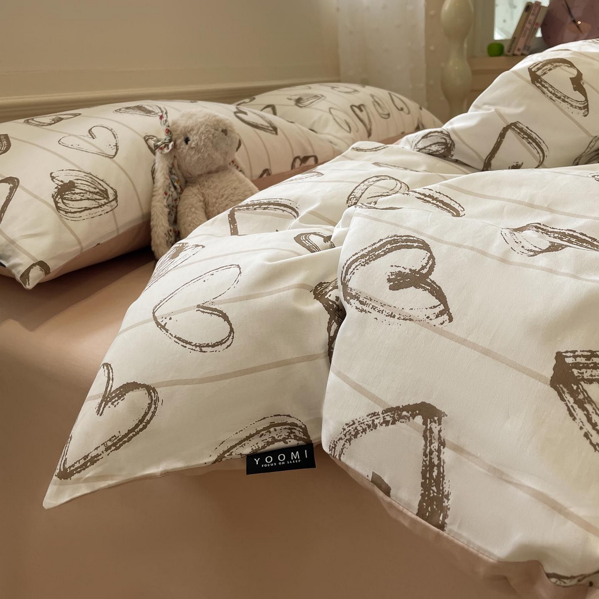 91家纺网 家纺一手货源 找家纺 涵宸家纺 2025新款全棉简约款四件套 心怡