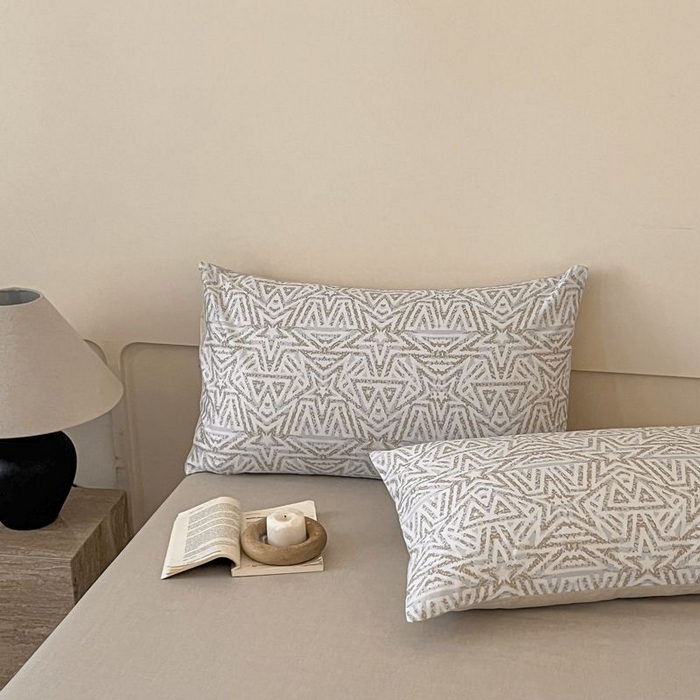 91家纺网 家纺一手货源 找家纺 涵宸家纺 2025新款全棉简约款四件套 星季