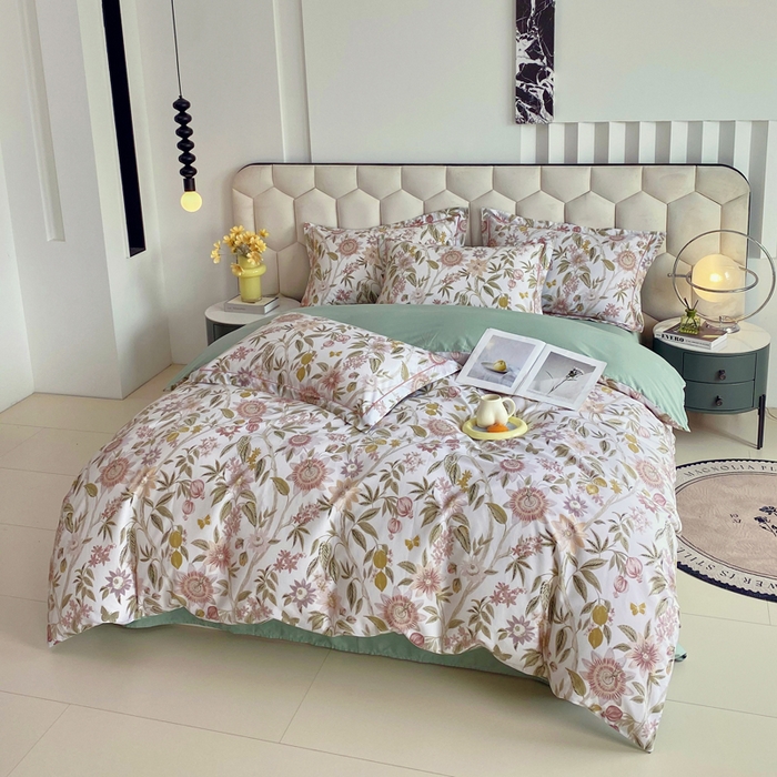 91家纺网 家纺一手货源 找家纺 星期三家纺 2025年8月新款铂金全棉纯棉13372四件套 婉尔