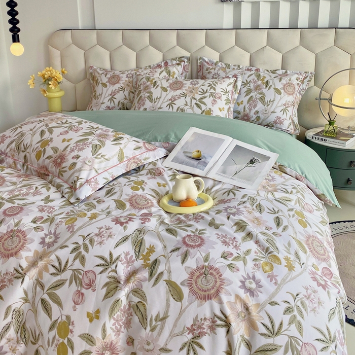 91家纺网 家纺一手货源 找家纺 星期三家纺 2025年8月新款铂金全棉纯棉13372四件套 婉尔