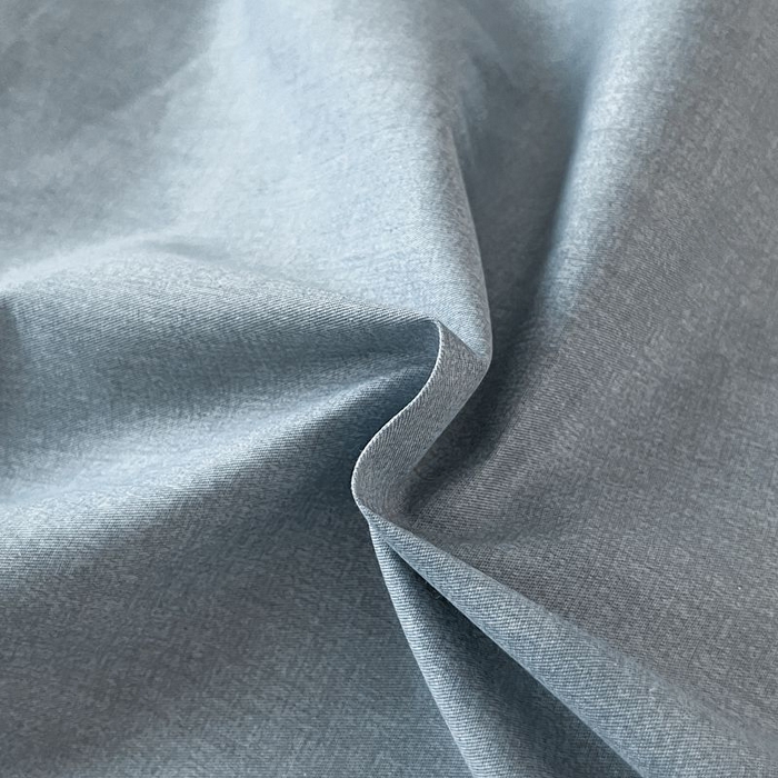 91家纺网 家纺一手货源 找家纺 涵宸家纺 2025新款全棉简约款四件套 云纹-兰浅灰