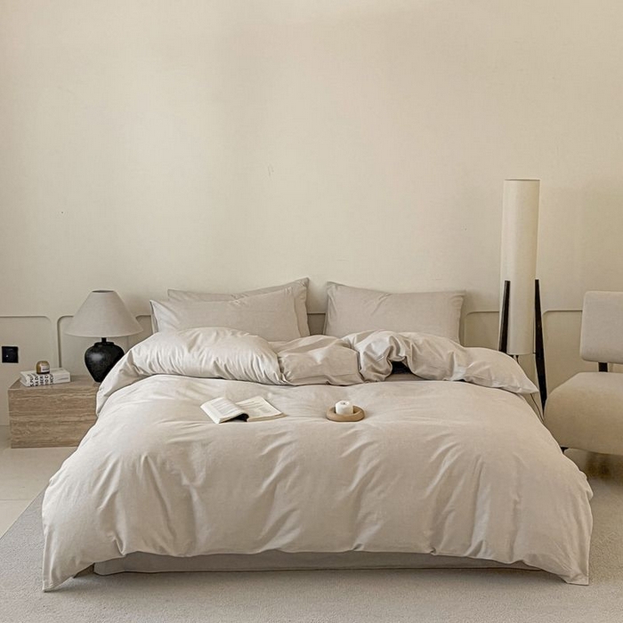 涵宸家纺 2025新款全棉简约款四件套 云纹-其