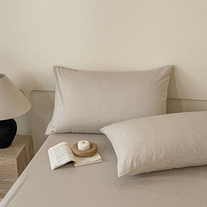 91家纺网 家纺一手货源 找家纺 涵宸家纺 2025新款全棉简约款四件套 云纹-其