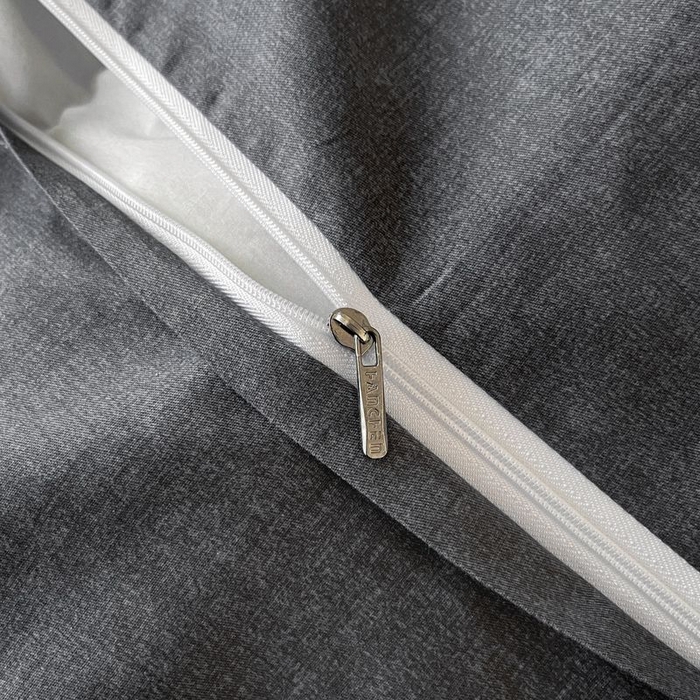 91家纺网 家纺一手货源 找家纺 涵宸家纺 2025新款全棉简约款四件套 云纹-深深灰