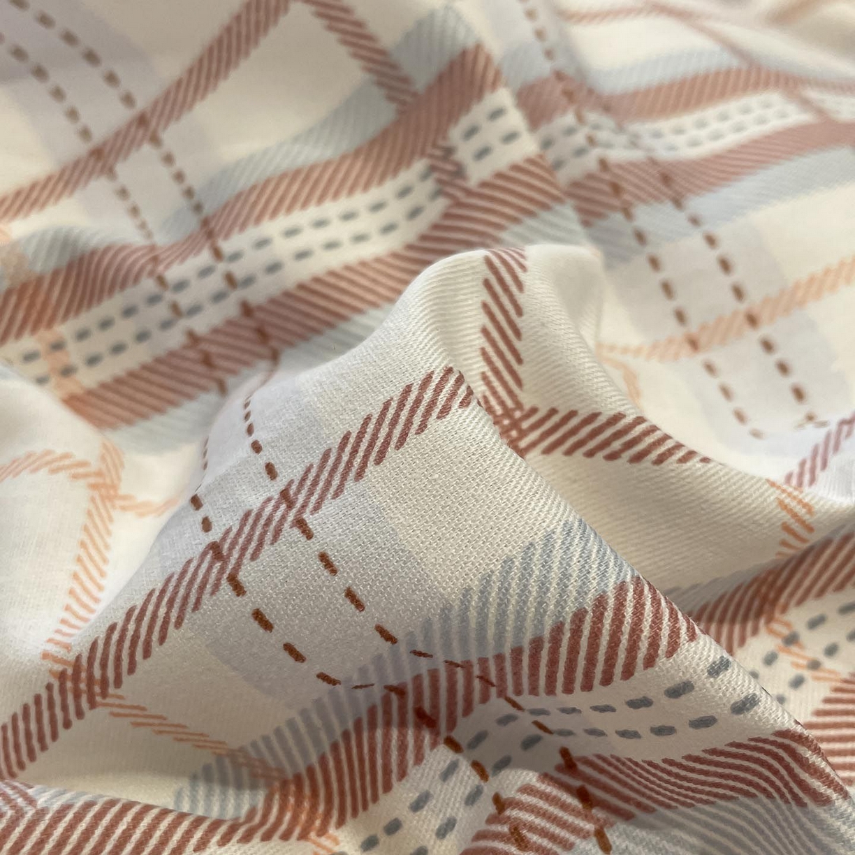 91家纺网 家纺一手货源 找家纺 涵宸家纺 2025新款全棉简约款四件套 芝士