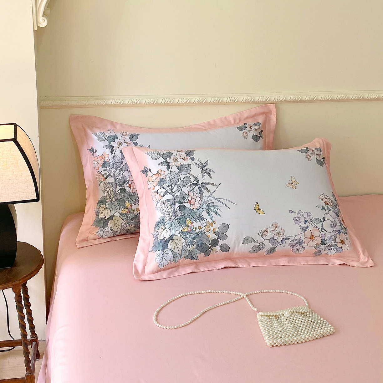 91家纺网 家纺一手货源 找家纺 （总）大麦乐田 2025新款 直播爆款细斜纹磨毛数码印花四件套