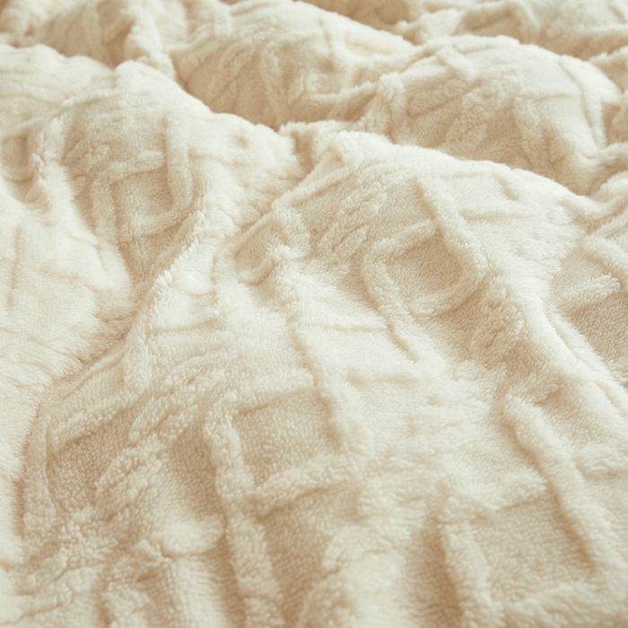 91家纺网 家纺一手货源 找家纺 （总）睡美人 2025新款韩版塔芙绒牛奶绒床单床裙床笠款四件套