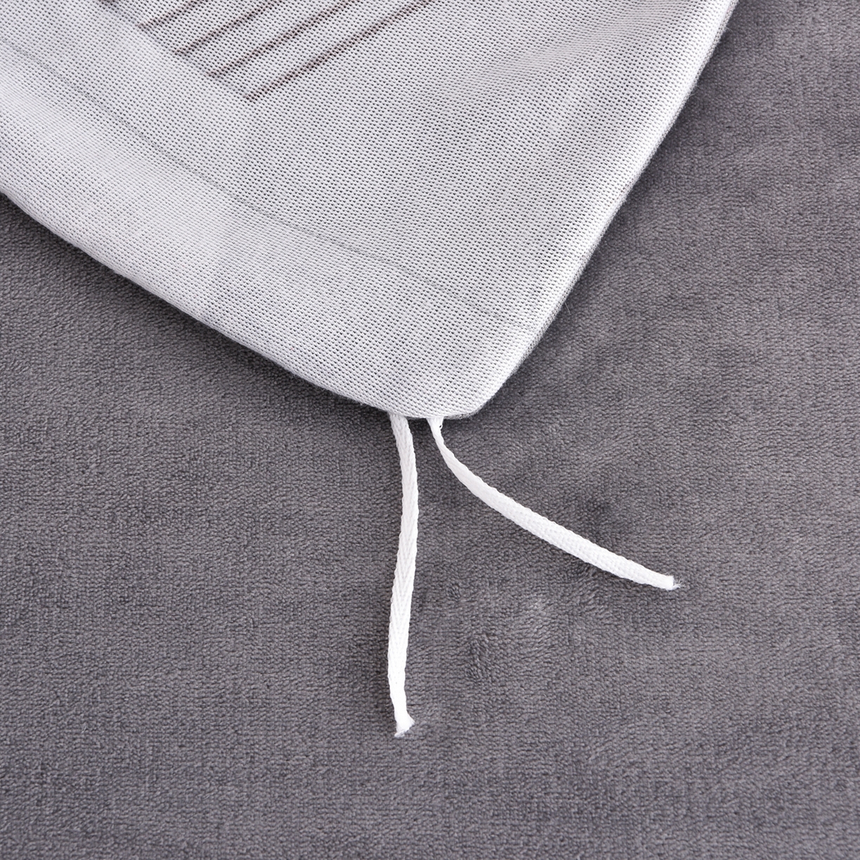 91家纺网 家纺一手货源 找家纺 启扬 2025直播爆款新款8.5斤加厚高克重牛奶绒四件套床裙款法莱绒宝宝绒金貂绒 希亚-灰