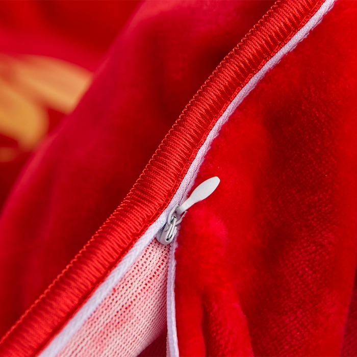 91家纺网 家纺一手货源 找家纺 启扬 2025直播爆款新款8.5斤加厚高克重牛奶绒四件套床裙款法莱绒宝宝绒金貂绒 缘定今生