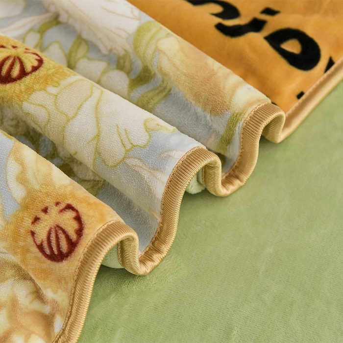 91家纺网 家纺一手货源 找家纺 启扬 2025直播爆款新款8.5斤加厚高克重牛奶绒四件套床裙款法莱绒宝宝绒金貂绒 清香怡人