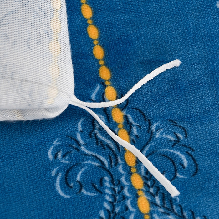 91家纺网 家纺一手货源 找家纺 启扬 2025直播爆款新款8.5斤加厚高克重牛奶绒四件套床裙款法莱绒宝宝绒金貂绒 经典生活