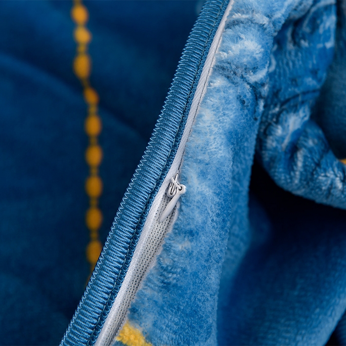 91家纺网 家纺一手货源 找家纺 启扬 2025直播爆款新款8.5斤加厚高克重牛奶绒四件套床裙款法莱绒宝宝绒金貂绒 经典生活