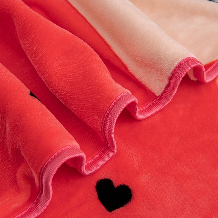 91家纺网 家纺一手货源 找家纺 启扬 2025直播爆款新款8.5斤加厚高克重牛奶绒四件套床裙款法莱绒宝宝绒金貂绒 幸运相伴