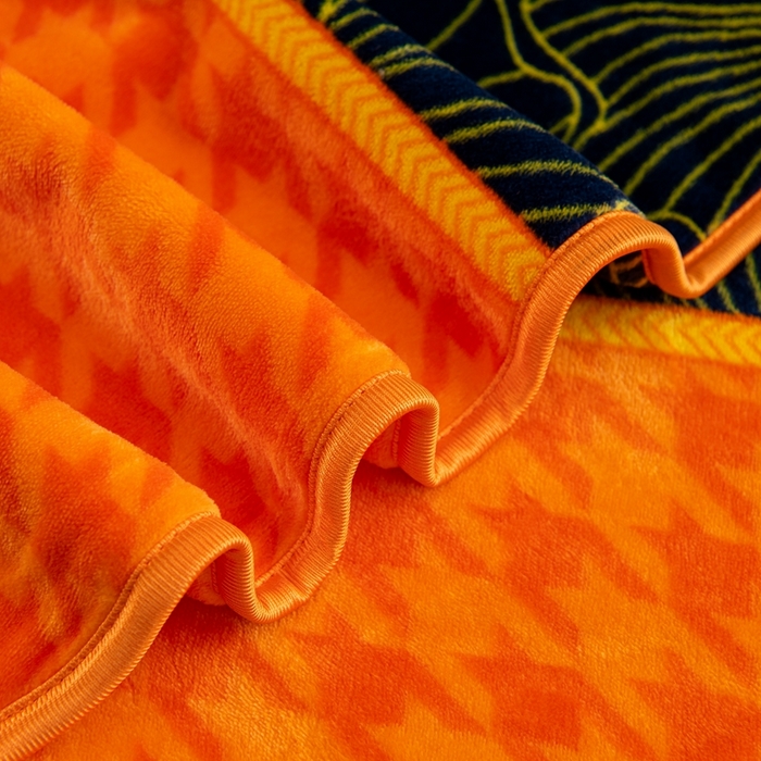 91家纺网 家纺一手货源 找家纺 启扬 2025直播爆款新款8.5斤加厚高克重牛奶绒四件套床裙款法莱绒宝宝绒金貂绒 茉莉粉