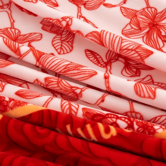 91家纺网 家纺一手货源 找家纺 启扬 2025直播爆款新款8.5斤加厚高克重牛奶绒四件套床裙款法莱绒宝宝绒金貂绒 遇见