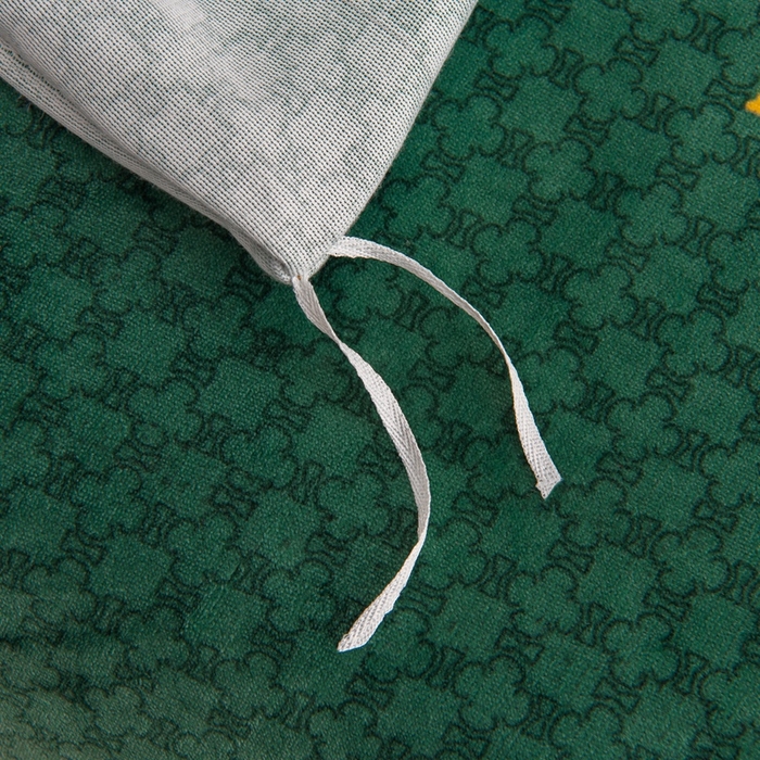 91家纺网 家纺一手货源 找家纺 启扬 2025直播爆款新款8.5斤加厚高克重牛奶绒四件套床裙款法莱绒宝宝绒金貂绒 花香醉梦