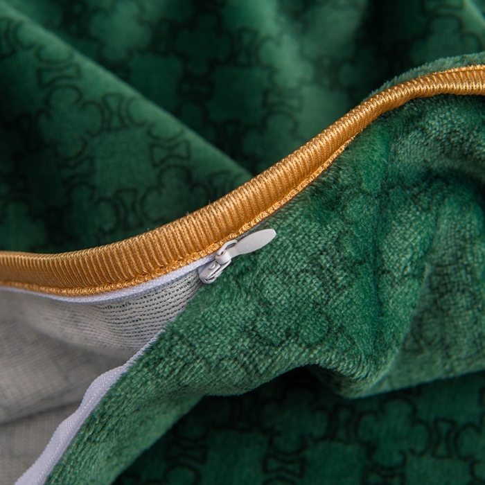 91家纺网 家纺一手货源 找家纺 启扬 2025直播爆款新款8.5斤加厚高克重牛奶绒四件套床裙款法莱绒宝宝绒金貂绒 花香醉梦