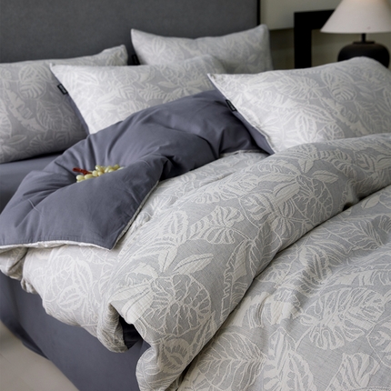 91家纺网 家纺一手货源 找家纺 （总）典曼家纺 2025新款秋冬新款A类三层纱加厚磨毛大提花四件套