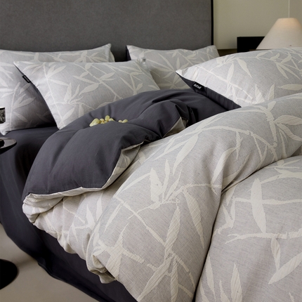 91家纺网 家纺一手货源 找家纺 （总）典曼家纺 2025新款秋冬新款A类三层纱加厚磨毛大提花四件套