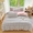 91家纺网 家纺一手货源 找家纺 优承佳生活馆 2025新款水洗云朵四件套（提供买家秀） 格纹粉