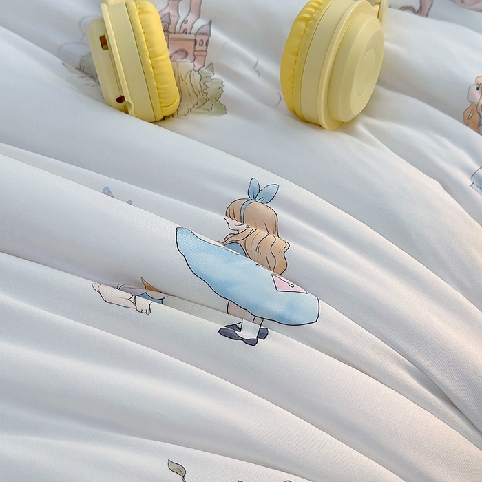 91家纺网 家纺一手货源 找家纺 小芽家居 2025新款儿童豆豆被被子被芯 仙踪漫游