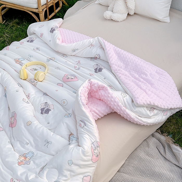 91家纺网 家纺一手货源 找家纺 （总）小芽家居 2025新款儿童豆豆被被子被芯