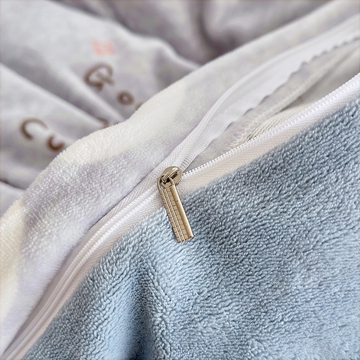 91家纺网 家纺一手货源 找家纺 家贝爱 2025新款A类牛奶绒印花四件套 好伙伴