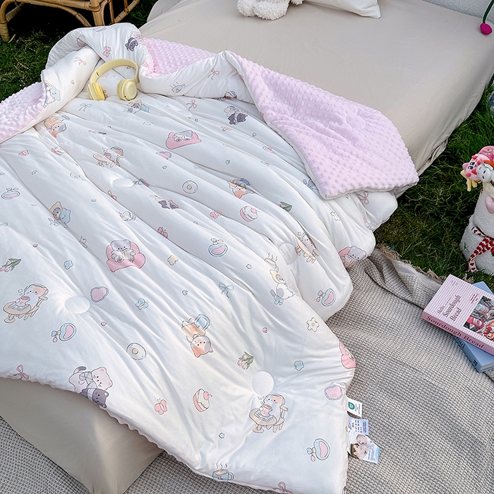 91家纺网 家纺一手货源 找家纺 （总）小芽家居 2025新款儿童豆豆被被子被芯