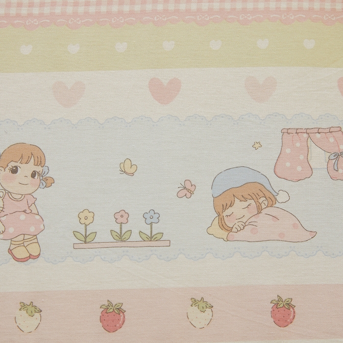 91家纺网 家纺一手货源 找家纺 翎盈家纺 2025款ins风小清新卡通多规格纯棉乳胶枕专用枕套全棉枕头套 快乐童年