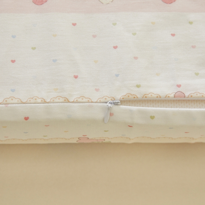 91家纺网 家纺一手货源 找家纺 翎盈家纺 2025款ins风小清新卡通多规格纯棉乳胶枕专用枕套全棉枕头套 快乐童年