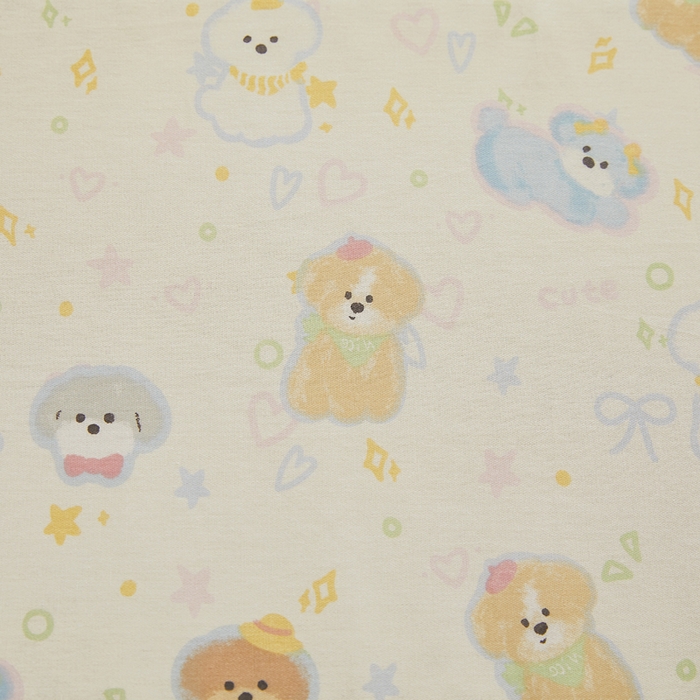 91家纺网 家纺一手货源 找家纺 翎盈家纺 2025款ins风小清新卡通多规格纯棉乳胶枕专用枕套全棉枕头套 童趣绘彩