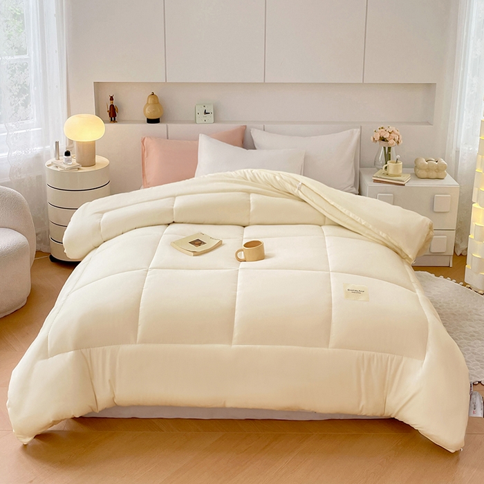 91家纺网 家纺一手货源 找家纺 （总）VIP被业 2025新款磨毛二合一扣子款四季子母被学生冬被被子被芯