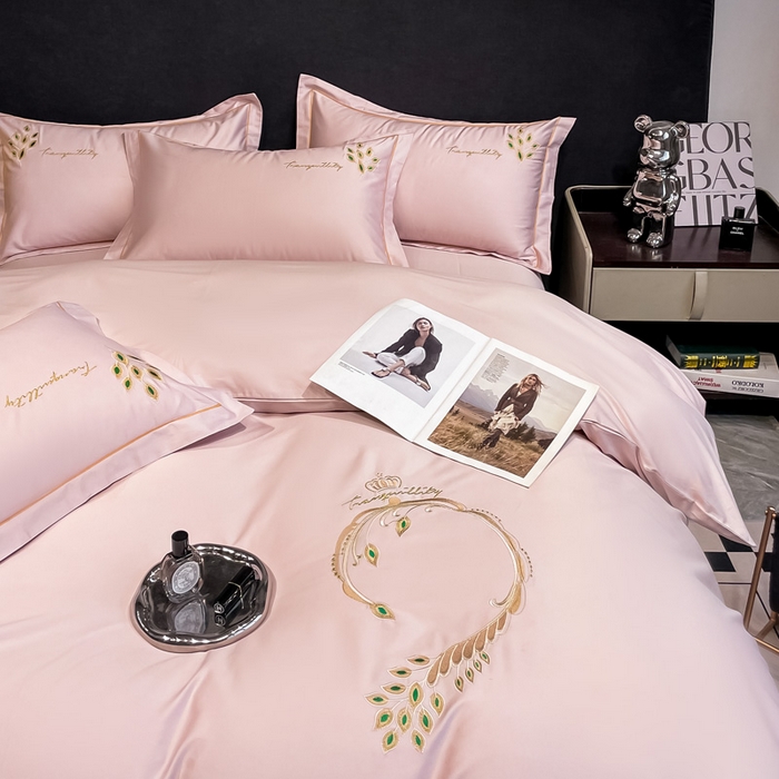 91家纺网 家纺一手货源 找家纺 （总）艾迪尚家纺 2025新款120支刺绣长绒棉四六件套（新拍）-四六件套