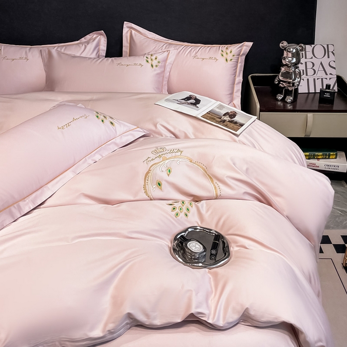 91家纺网 家纺一手货源 找家纺 （总）艾迪尚家纺 2025新款120支刺绣长绒棉四六件套（新拍）-四六件套