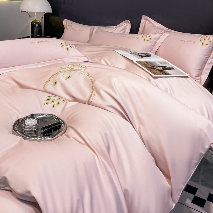 91家纺网 家纺一手货源 找家纺 （总）艾迪尚家纺 2025新款120支刺绣长绒棉四六件套（新拍）-四六件套