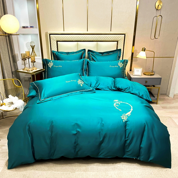 91家纺网 家纺一手货源 找家纺 （总）艾迪尚家纺 2025新款120支刺绣长绒棉四六件套（新拍）-四六件套