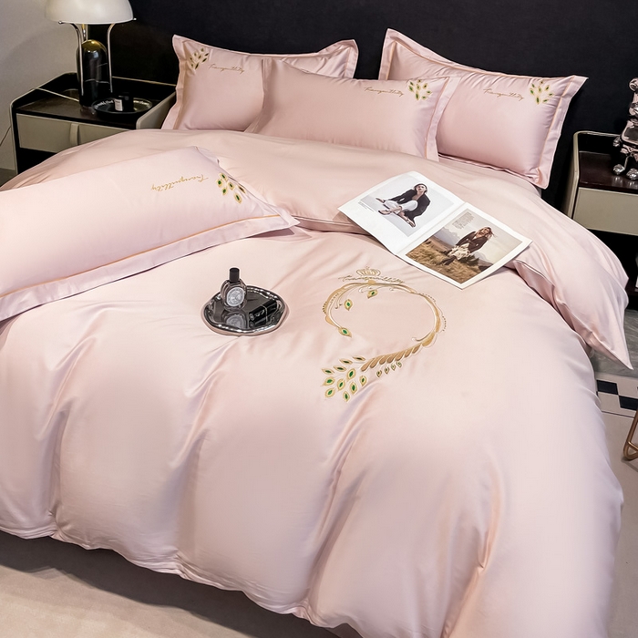 91家纺网 家纺一手货源 找家纺 （总）艾迪尚家纺 2025新款120支刺绣长绒棉四六件套（新拍）-四六件套