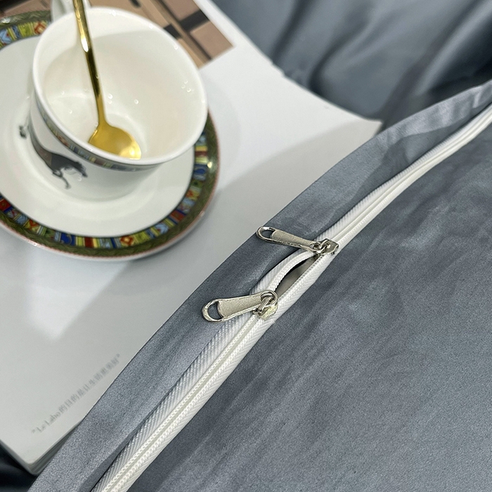 91家纺网 家纺一手货源 找家纺 艾迪尚家纺 2025新款120支刺绣长绒棉四六件套（新拍）-四六件套 时尚-灰