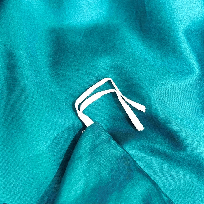 91家纺网 家纺一手货源 找家纺 艾迪尚家纺 2025新款120支刺绣长绒棉四六件套（新拍）-四六件套 孔雀-月光蓝