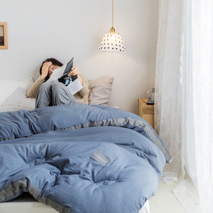 91家纺网 家纺一手货源 找家纺 （总）VIP被业 2025新款新疆棉花千鸟格立体秋冬被全棉水洗棉被子被芯