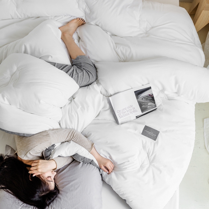 91家纺网 家纺一手货源 找家纺 VIP被业 2025新款新疆棉花千鸟格立体秋冬被全棉水洗棉被子被芯 珍珠白